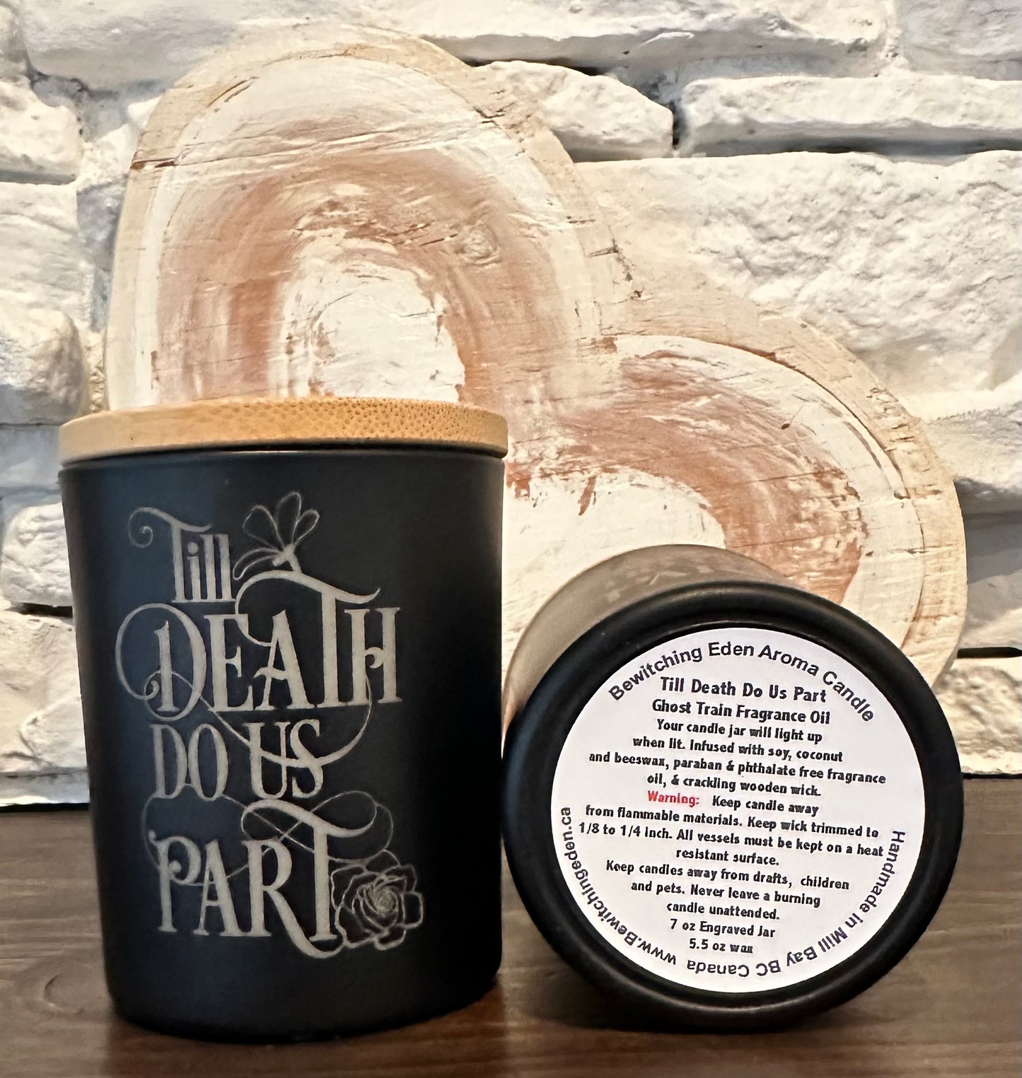 Till Death Do Us Part Candle - Ghost Train