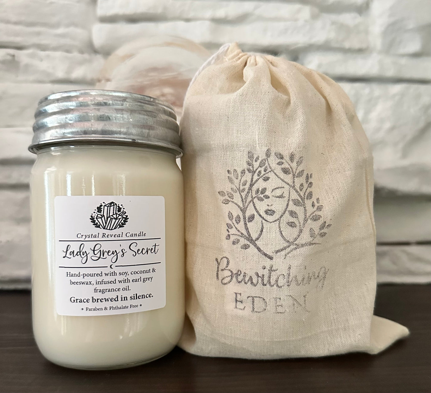 Lady Grey's Secret Crystal Reveal Candle - Earl Grey