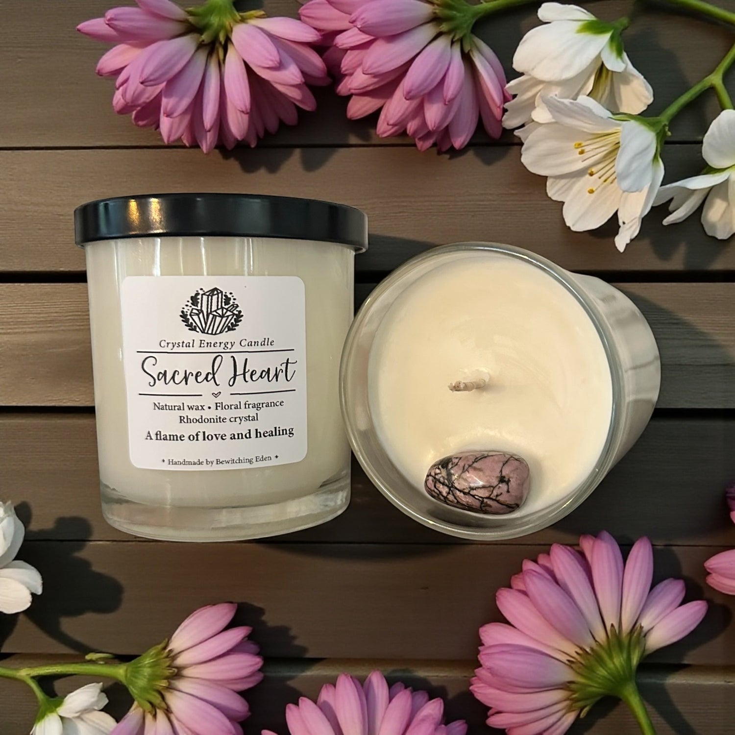 Crystal Energy Candles