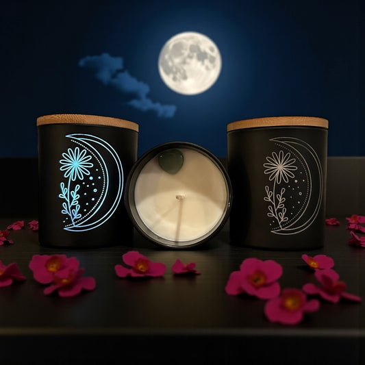 Moonlit Blossom Candle - Love Spell