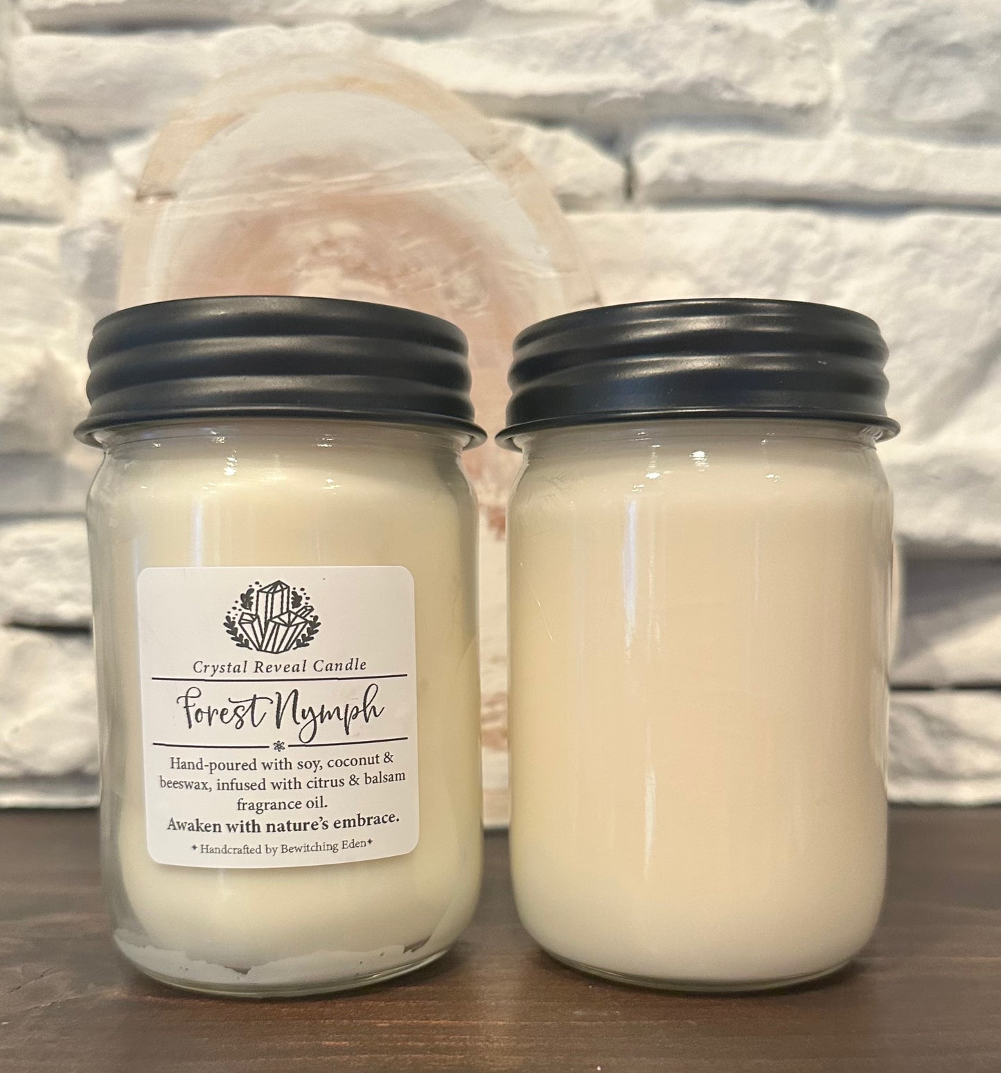 Forest Nymph Crystal Reveal Candle - Citrus & Balsam