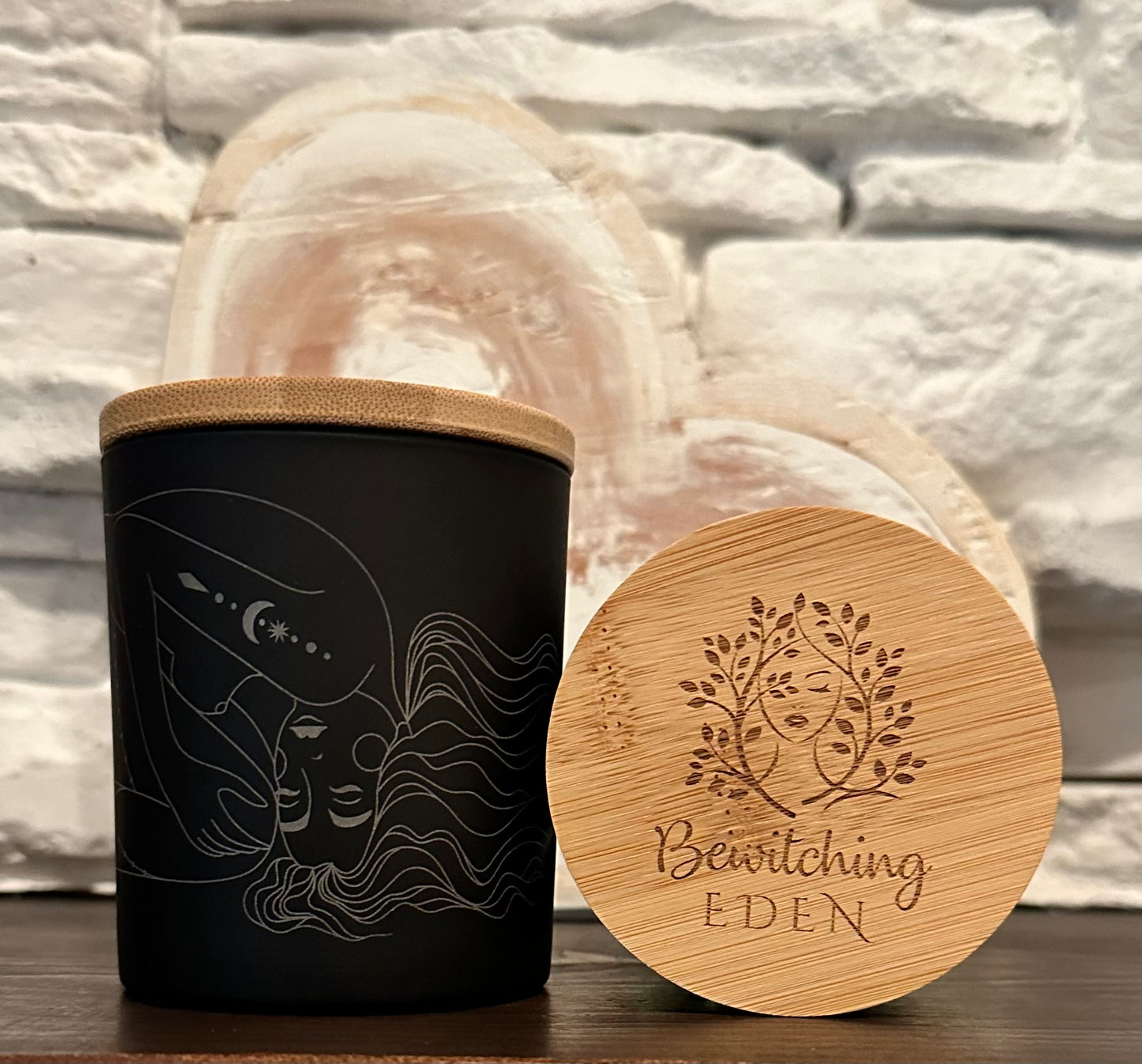 Luminous Muse Laser Engraved Candle - Magic & Myrrh