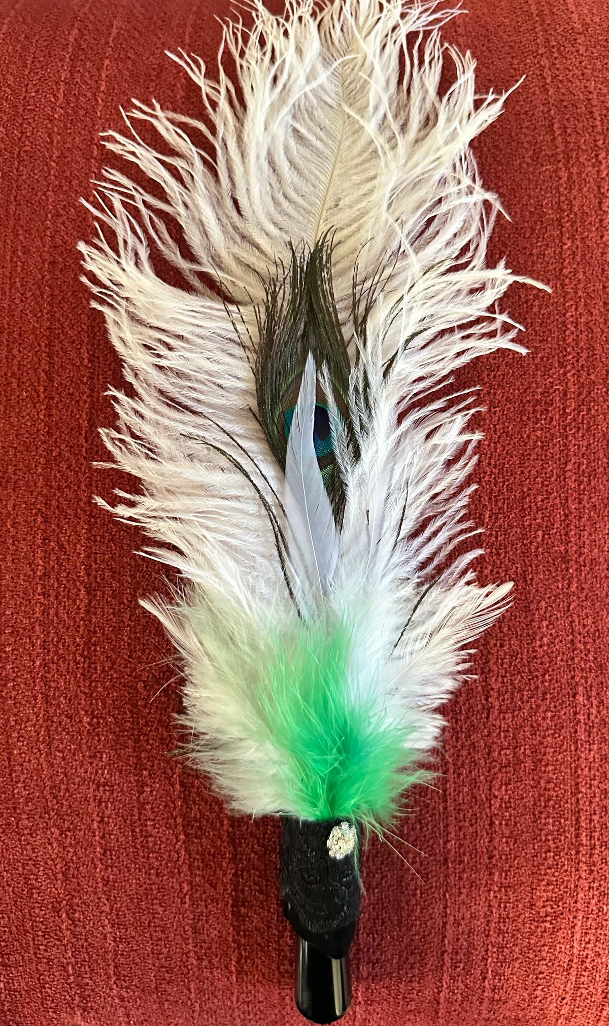 Silver Sheen Obsidian Smudging Wand