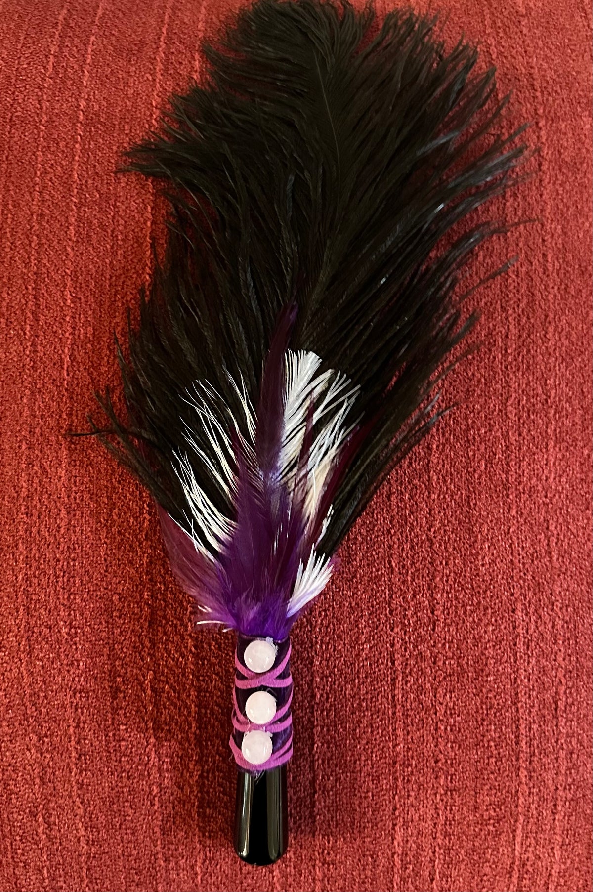Silver Sheen Obsidian Smudging Wand