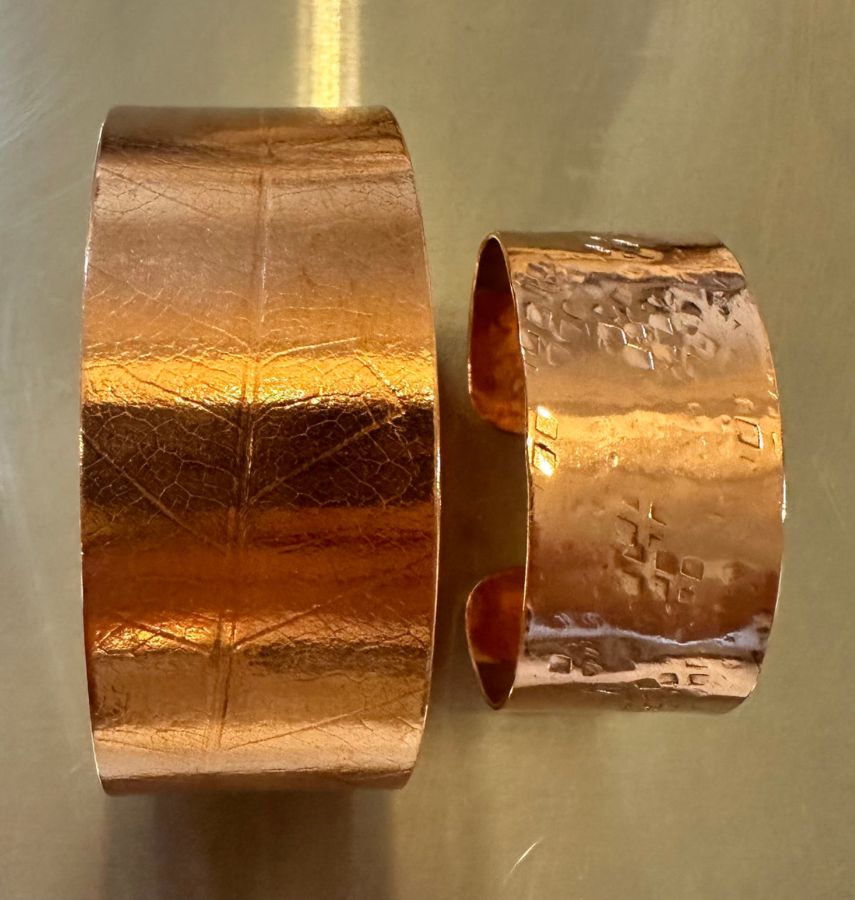 Handcrafted Copper Cuff Bracelets