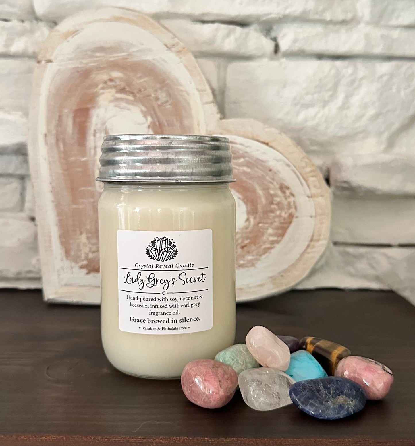 Lady Grey's Secret Crystal Reveal Candle - Earl Grey
