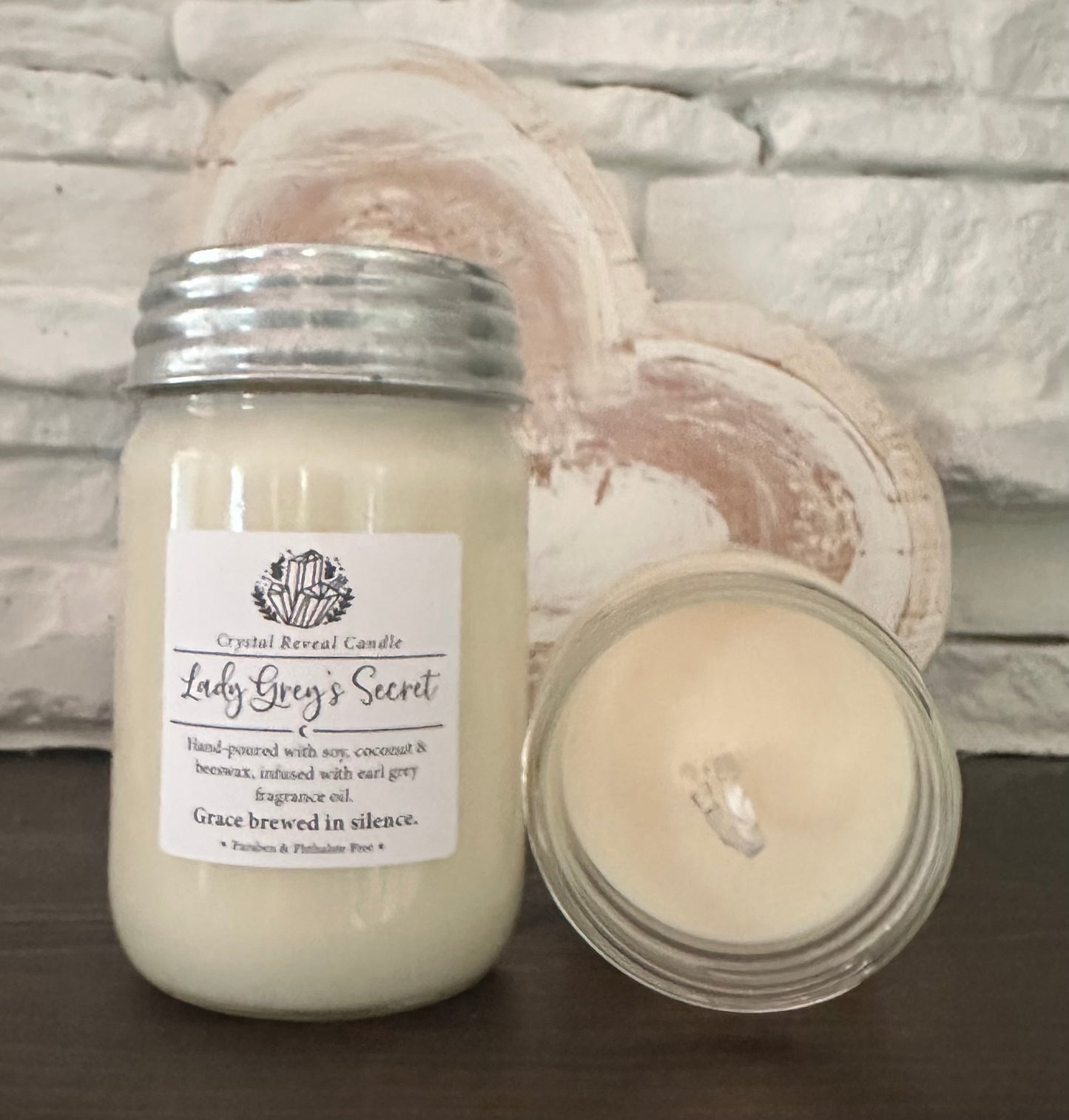 Lady Grey's Secret Crystal Reveal Candle - Earl Grey