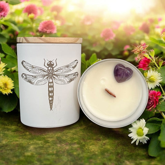 Dragonfly Candle - Lemon, & Lemongrass