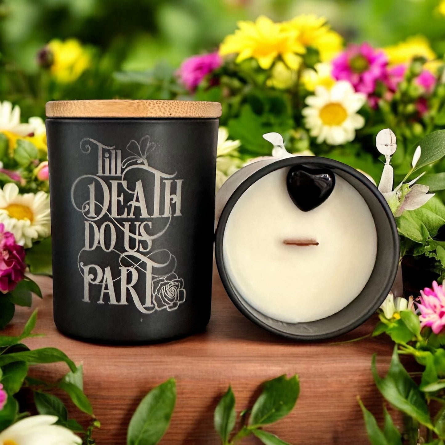 Till Death Do Us Part Candle - Ghost Train