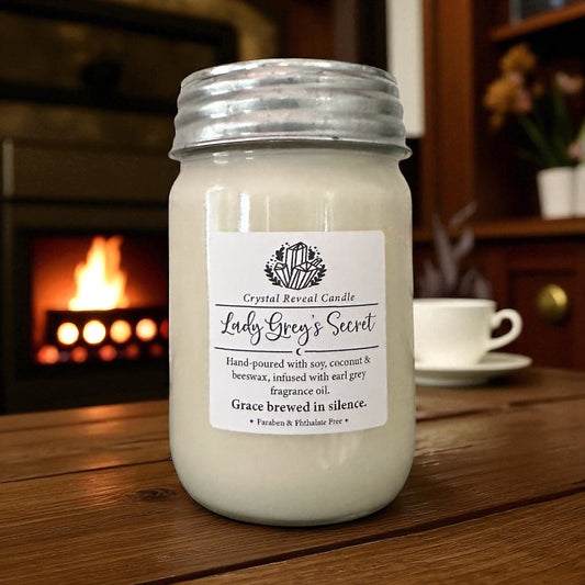 Lady Grey's Secret Crystal Reveal Candle - Earl Grey